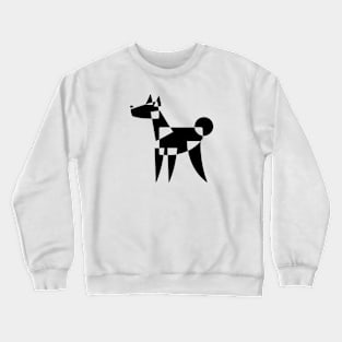 Husky. Dog breed silhouette. Build your collection. Crewneck Sweatshirt